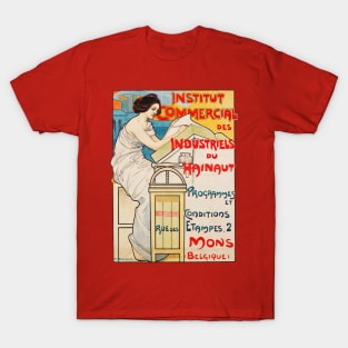 Poster for a guide to Industries in Hainaut T-Shirt